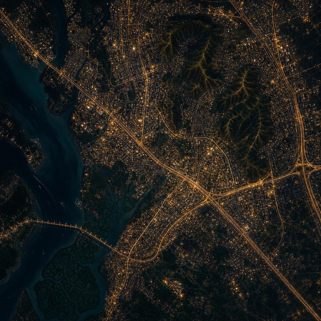 Navi Mumbai region map